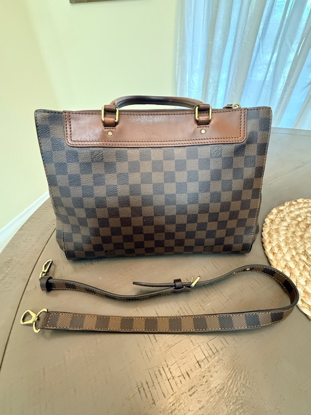 Authentic Louis Vuitton Greenwich PM - Damier Ebene with COA - Picture 2 of 16